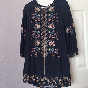 Girls knee length dress